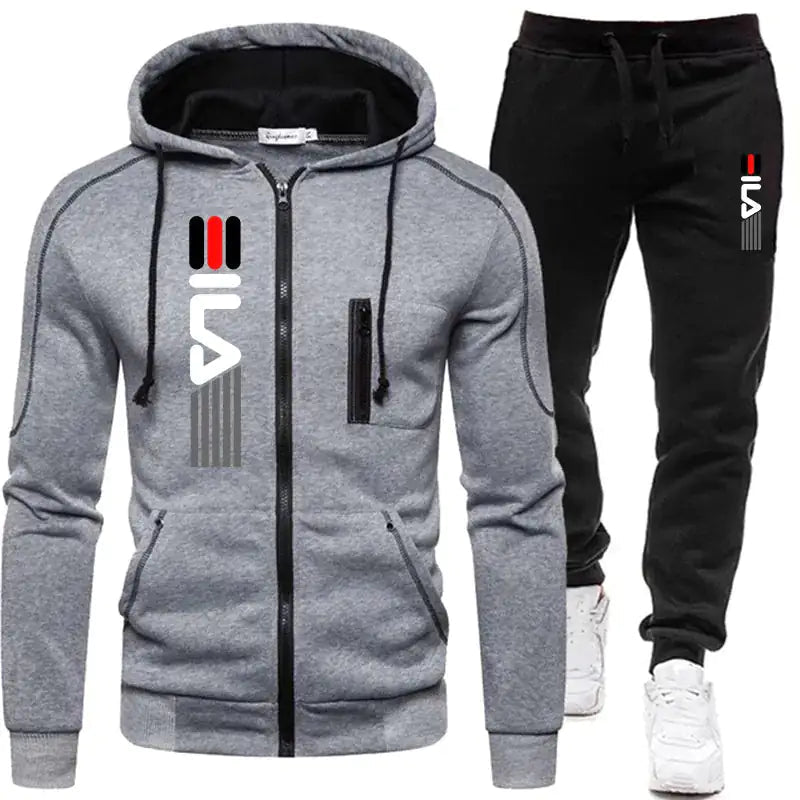 2 Piece Male Sportswear Set - 1 - ModaFamilies