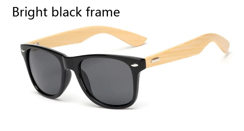 EcoChic Square Bamboo Sunglasses