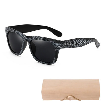 Bamboo Chic Square Sunglasses