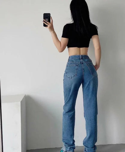 Formende High-Rise-Jeans-1