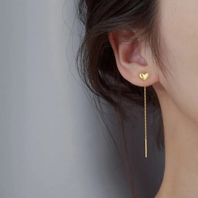 Long Tassel Drop Earrings