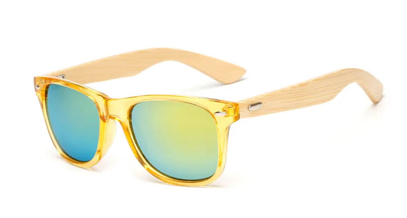 EcoChic Square Bamboo Sunglasses