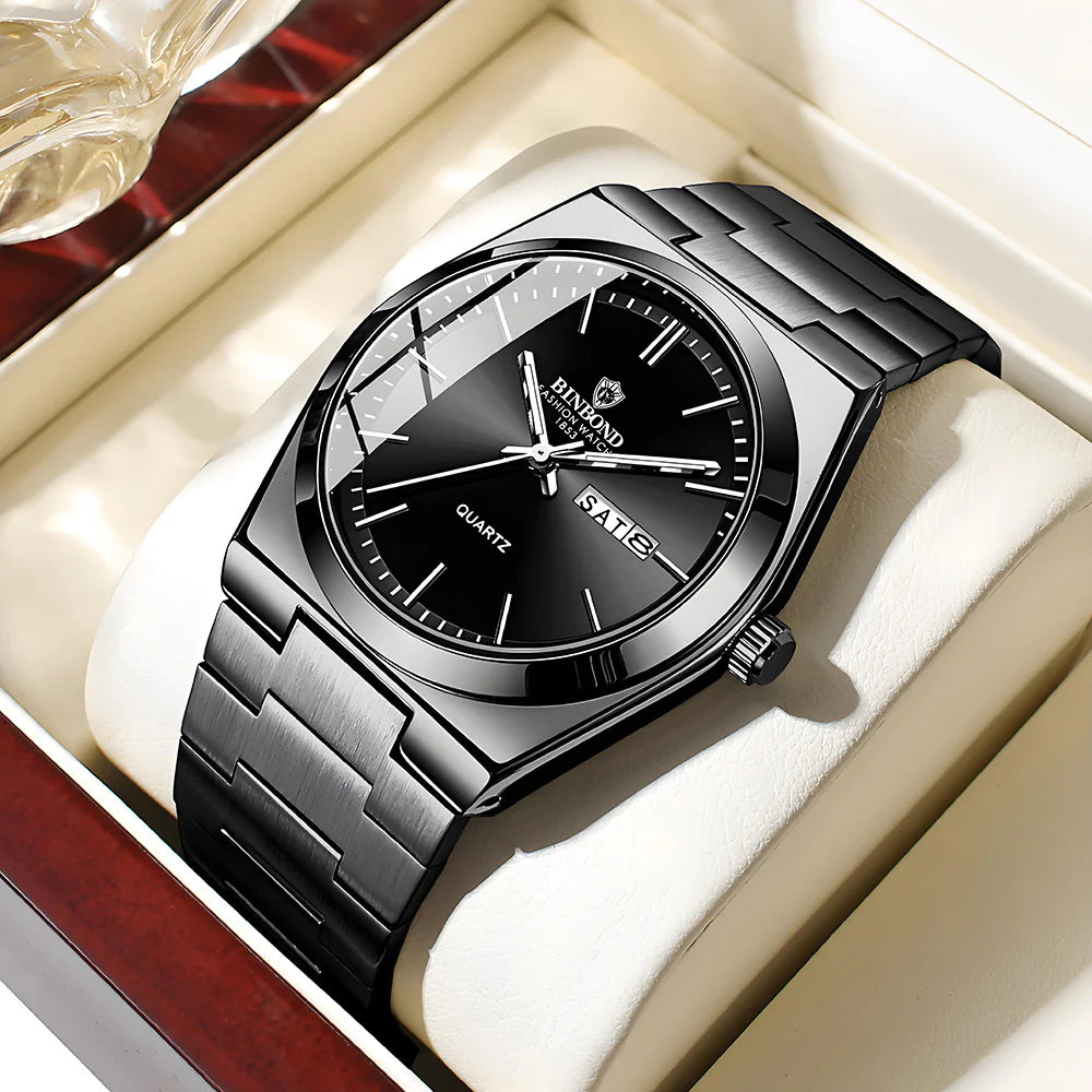 Men's Elegant Quartz Steel Watch