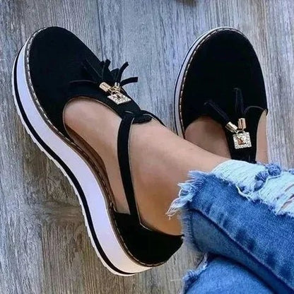 Chic Platform Flat Shoes.1 - ModaFamilies