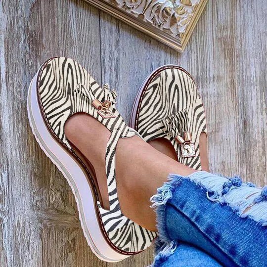 Chic Platform Flat Shoes.1 - ModaFamilies