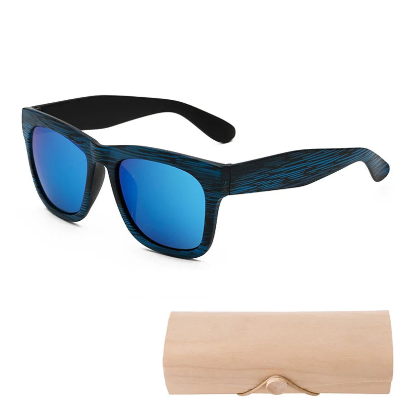 Bamboo Chic Square Sunglasses