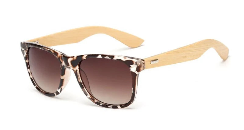 EcoChic Square Bamboo Sunglasses