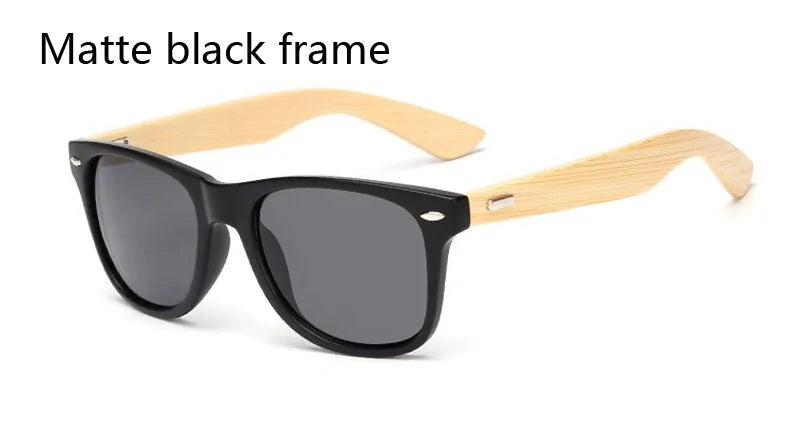 EcoChic Square Bamboo Sunglasses