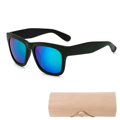 Bamboo Chic Square Sunglasses