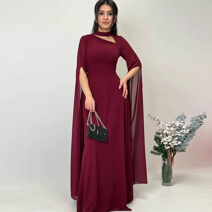 Elegant Women's Long Sleeve Slim Dress-1