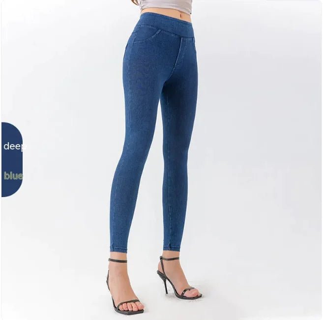 Women's High - Waist Denim Leggings - 1 - ModaFamilies