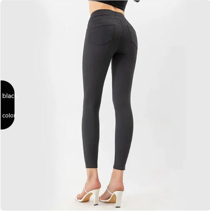 Women's High - Waist Denim Leggings - 1 - ModaFamilies