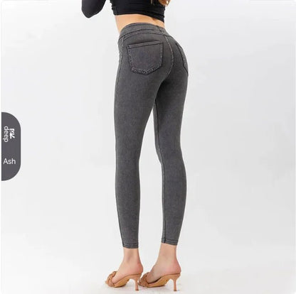 Women's High - Waist Denim Leggings - 1 - ModaFamilies